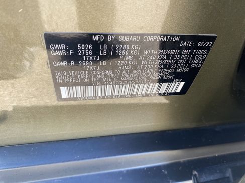 Used 2023 Subaru Outback Wilderness image 27