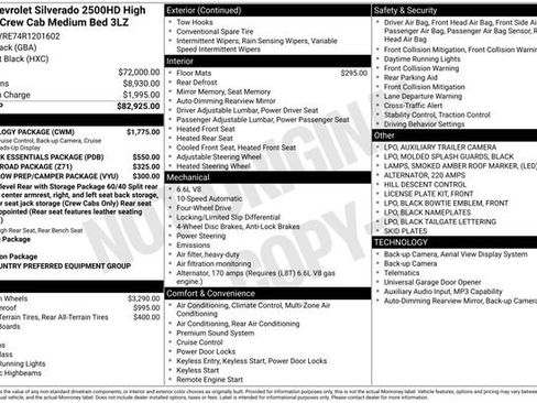 Used 2024 Chevrolet Silverado 2500 High Country w/ Technology Package AWD/4WD image 6