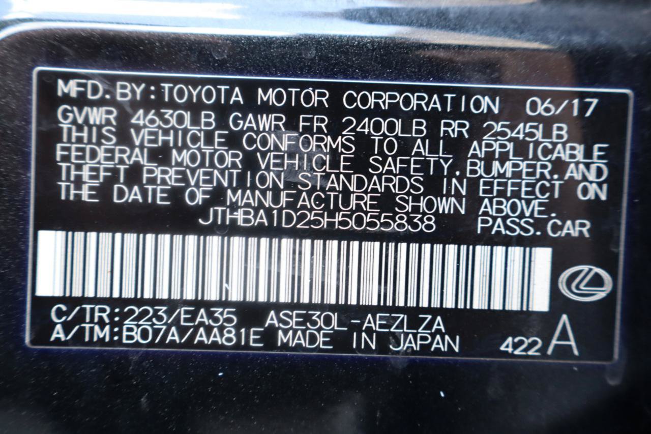 Used 2017 Lexus IS 200t F Sport w/ F Sport Package RWD image 38