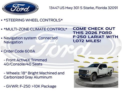 New 2026 Ford F250 Lariat AWD/4WD image 15