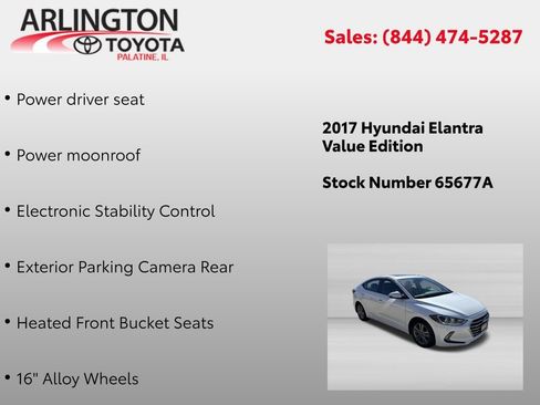 Used 2017 Hyundai Elantra Value Edition FWD image 2