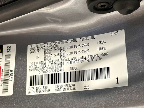 Certified 2020 Toyota Tundra Platinum image 28