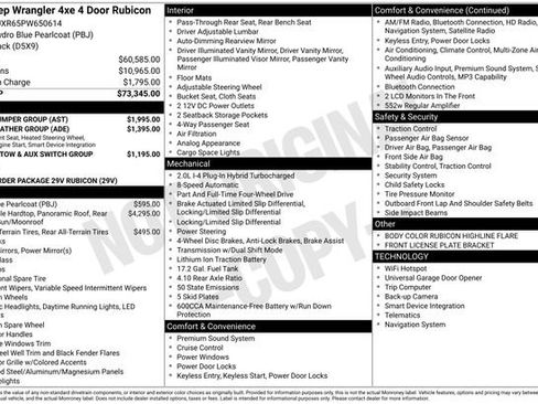 Used 2023 Jeep Wrangler Unlimited Rubicon 4xe w/ Steel Bumper Group image 7