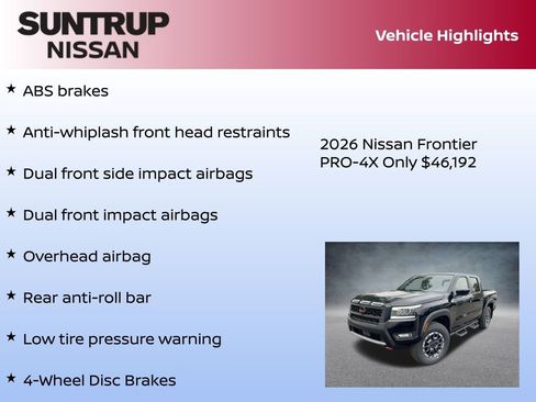 New 2026 Nissan Frontier PRO-4X w/ Pro Premium Package image 16