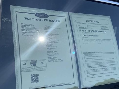 Certified 2023 Toyota RAV4 SE w/ Protection Package (TMS) AWD/4WD image 36