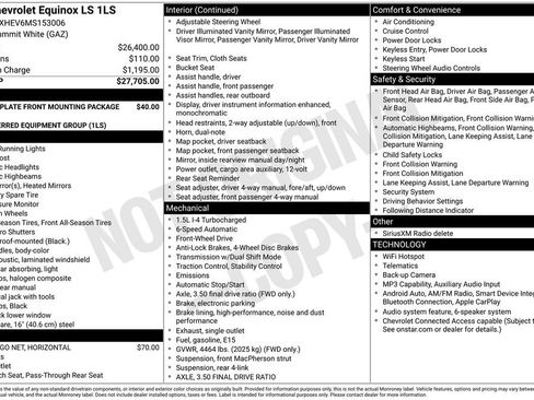 Used 2021 Chevrolet Equinox LS FWD image 25