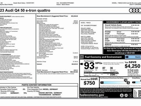 Used 2023 Audi Q4 e-tron Prestige image 4