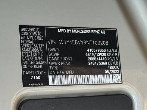 Used 2022 Mercedes-Benz Sprinter 2500 image 23