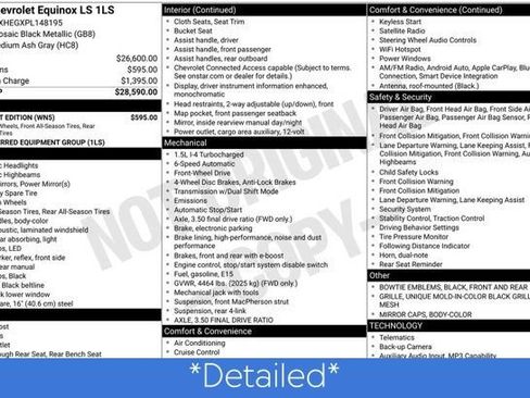 Used 2023 Chevrolet Equinox LS w/ Midnight Edition image 3