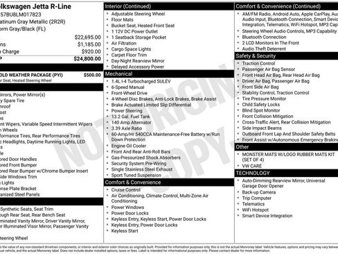 Used 2020 Volkswagen Jetta R-Line w/ R-Line Cold Weather Package FWD image 41