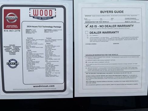 Used 2024 Acura TLX Technology Package image 11