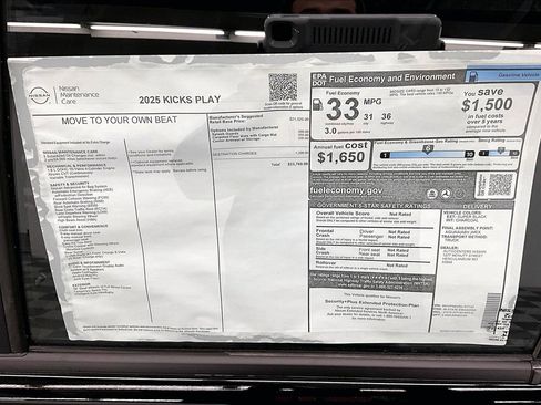 New 2025 Nissan Kicks Play S image 70