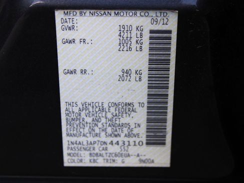 Used 2013 Nissan Altima 2.5 SV w/ 2.5SV Convenience Pkg image 10