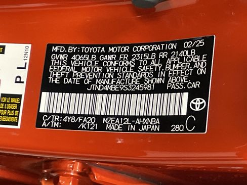 Certified 2025 Toyota Corolla SE image 36