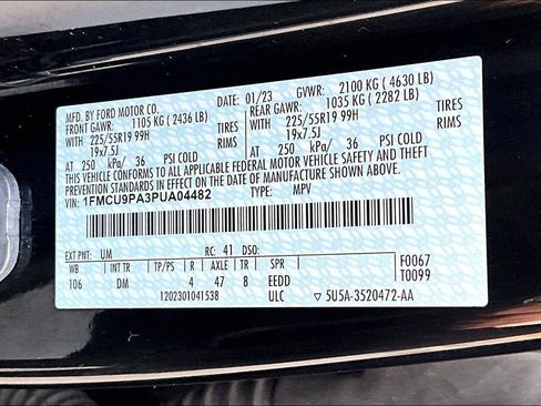 Certified 2023 Ford Escape ST-Line Elite w/ Premium Technology Package image 32