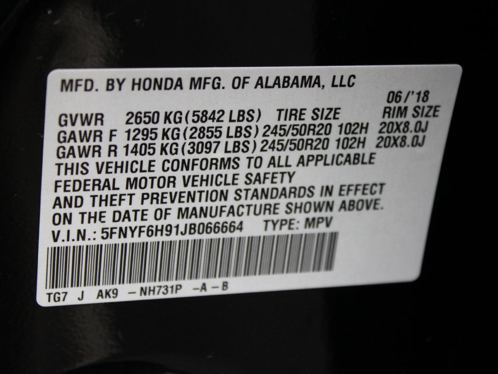 Used 2018 Honda Pilot Touring image 63