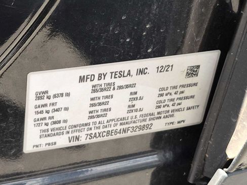 Used 2022 Tesla Model X Plaid AWD/4WD image 38