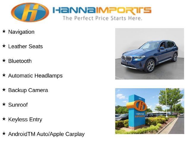 Used 2022 BMW X3 xDrive30i w/ Convenience Package AWD/4WD image 8