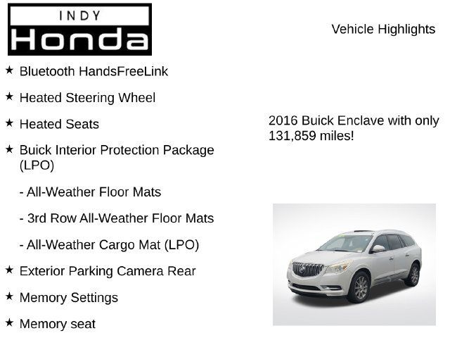 Used 2016 Buick Enclave Leather FWD image 8