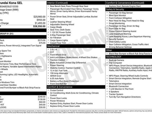 Certified 2025 Hyundai Kona SEL FWD image 3