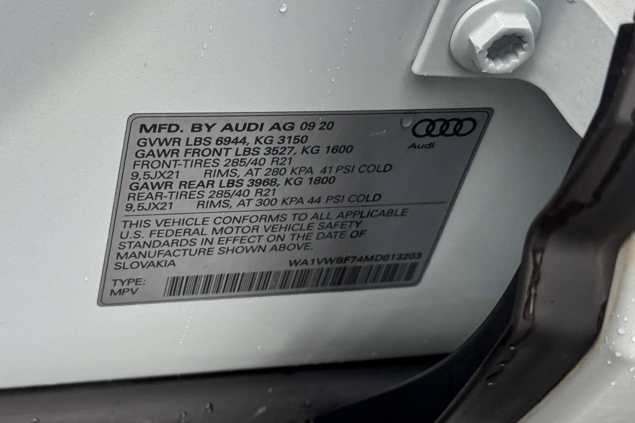 Used 2021 Audi SQ7 Prestige AWD/4WD image 29