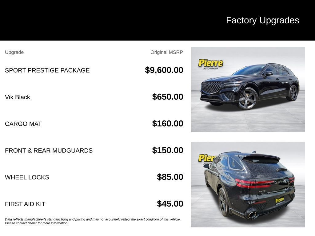 Used 2024 Genesis GV70 3.5T Sport w/ Sport Prestige Package AWD/4WD image 13