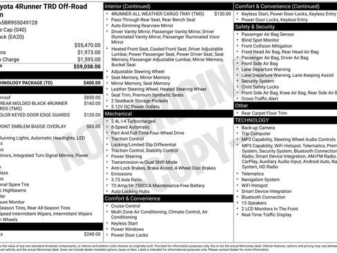 Used 2025 Toyota 4Runner TRD Off-Road Premium w/ Tow Technology Package AWD/4WD image 3
