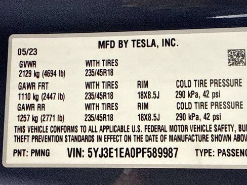 Used 2023 Tesla Model 3 Standard Range RWD image 28