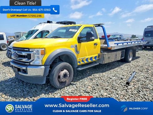 Used 2020 Ford F550 2WD Regular Cab Super Duty image 1