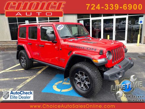 Used 2018 Jeep Wrangler Unlimited Rubicon AWD/4WD image 1