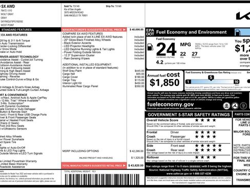Used 2023 Kia Sorento SX image 57