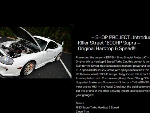 Used 1993 Toyota Supra Turbo RWD image 3