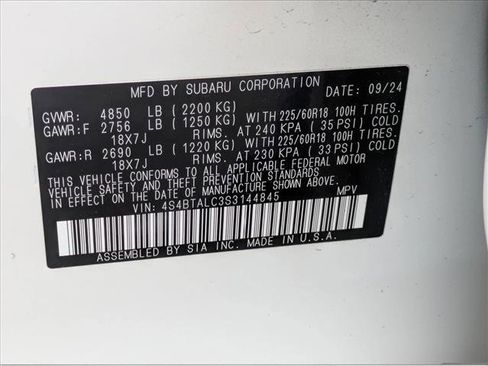 Used 2025 Subaru Outback Onyx Edition image 28