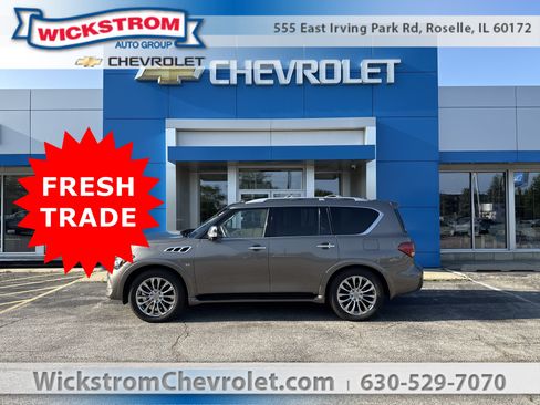 Used 2016 INFINITI QX80 4WD w/ Deluxe Technology Package image 1