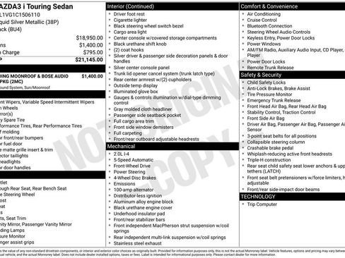 Used 2012 MAZDA MAZDA3 i Touring image 2