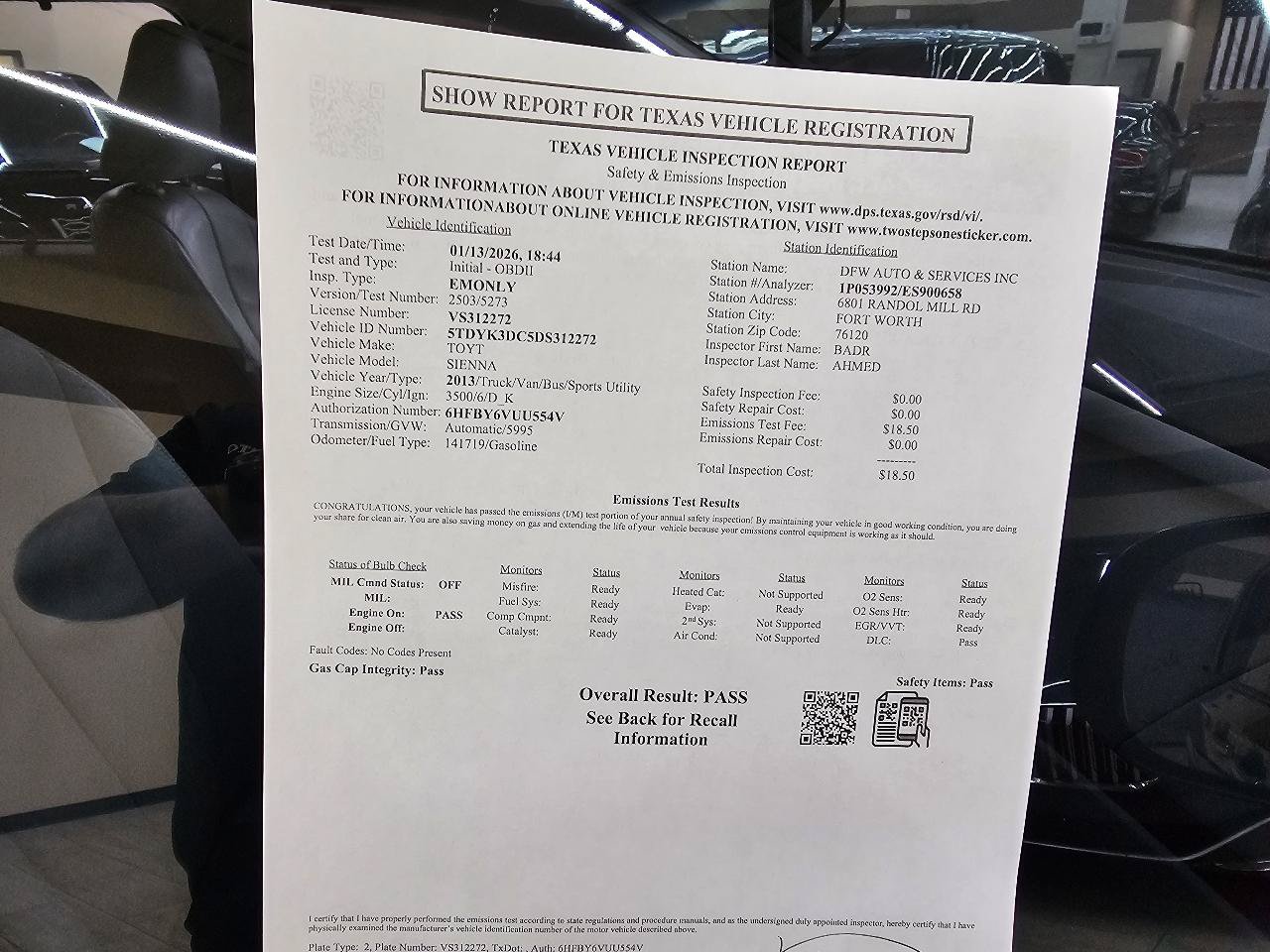 Used 2013 Toyota Sienna XLE FWD image 49