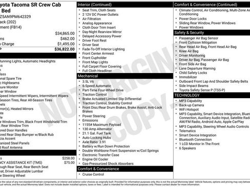 Used 2023 Toyota Tacoma SR AWD/4WD image 11