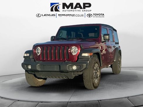 Used 2021 Jeep Wrangler Unlimited Sport image 1