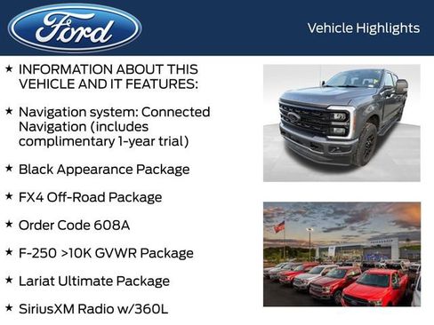 Used 2024 Ford F250 Lariat w/ Lariat Ultimate Package image 4