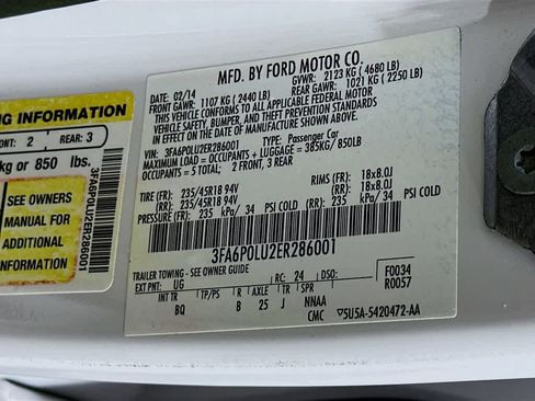 Used 2014 Ford Fusion SE w/ Equipment Group 502A image 23