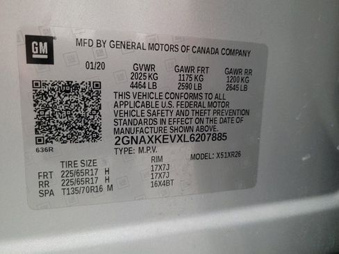 Used 2020 Chevrolet Equinox LT FWD image 33