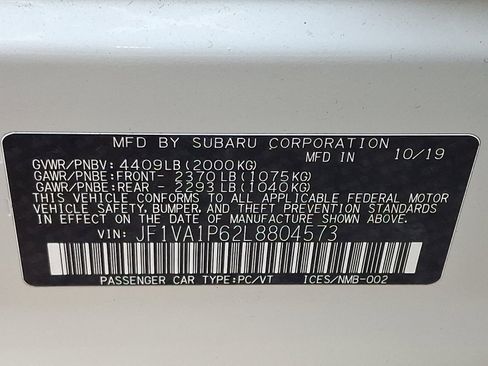 Used 2020 Subaru WRX Limited image 28