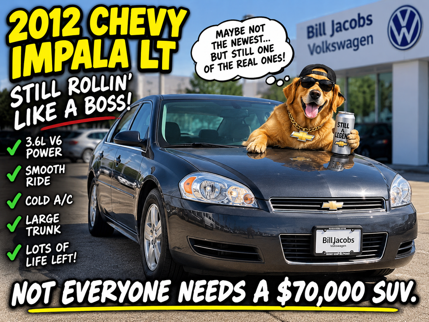 Used 2012 Chevrolet Impala LT w/ LT Sunroof Package FWD image 16
