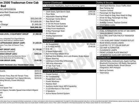 Used 2023 RAM 2500 Tradesman image 1