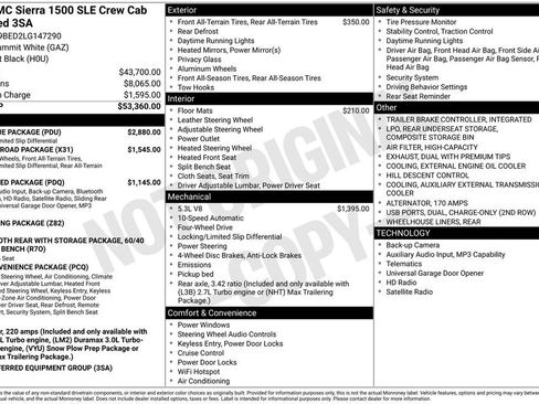 Used 2020 GMC Sierra 1500 SLE w/ SLE Value Package AWD/4WD image 34