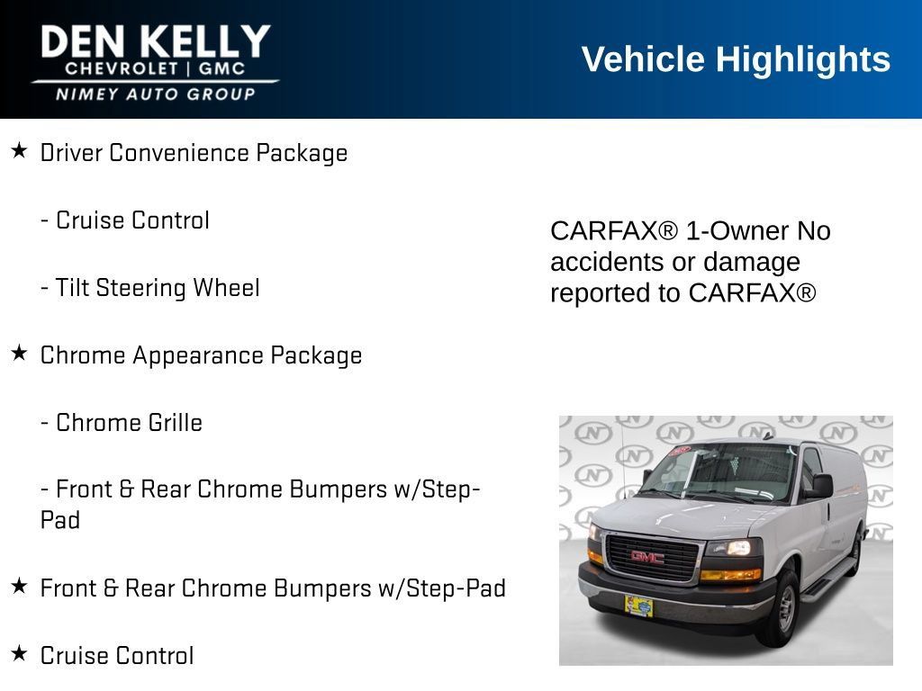 Used 2025 GMC Savana 2500 w/ Driver Convenience Package RWD image 6