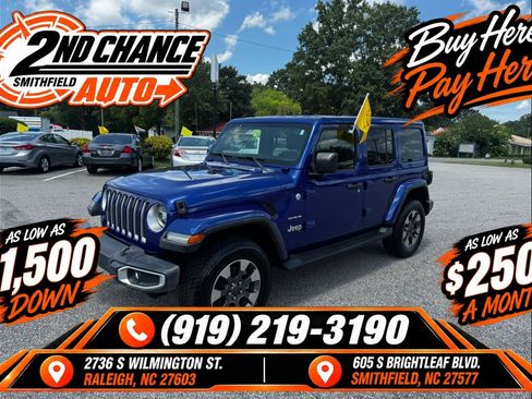Used 2020 Jeep Wrangler Unlimited Sahara AWD/4WD image 1