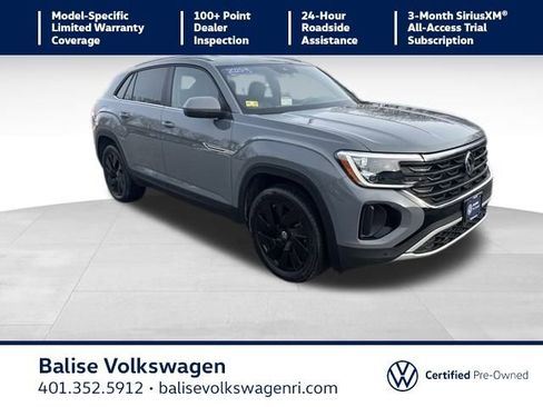 Certified 2025 Volkswagen Atlas Cross Sport SE w/ Black Wheel Package image 1