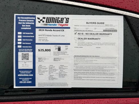 Used 2024 Honda Accord EX image 30