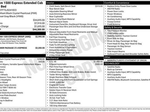 Used 2018 RAM 1500 Express w/ Black Ram 1500 Express Group AWD/4WD image 4